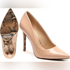 Mix No. 6 Nude Patent Pumps (Size 8M)